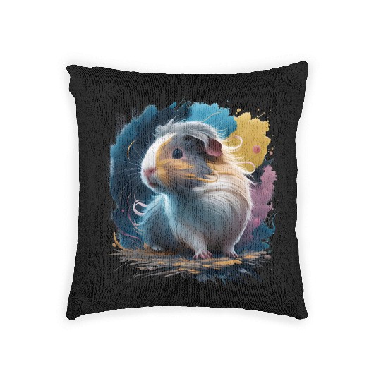 Mystical Guinea Pig Woven Pillows