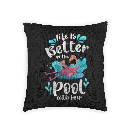 Swimming Pool Sun Swimming Trunks Woven Pillows