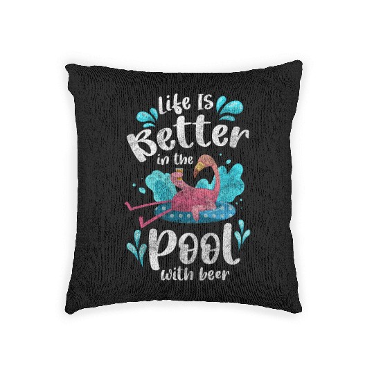 Swimming Pool Sun Swimming Trunks Woven Pillows