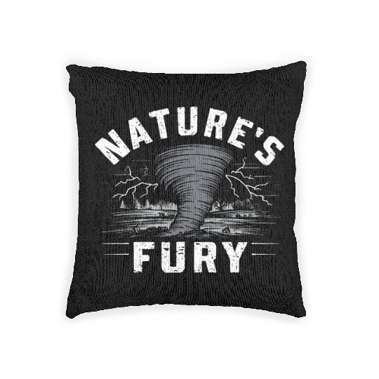 Tornado Chasing Adventures: Embrace Nature's Fury Woven Pillows
