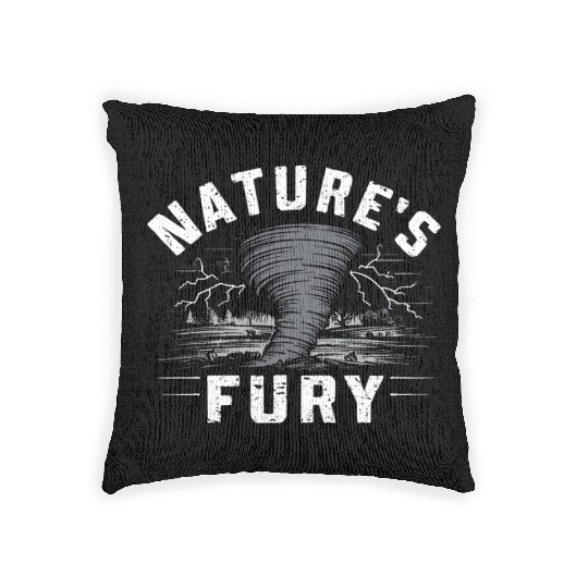 Tornado Chasing Adventures: Embrace Nature's Fury Woven Pillows