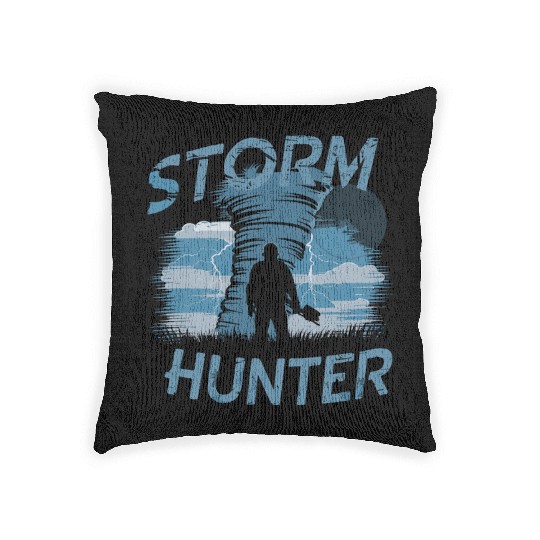 Tornado Chasing Adventures: Embrace Nature's Fury Woven Pillows