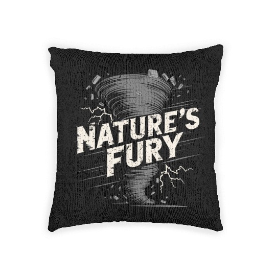 Tornado Chasing Adventures: Embrace Nature's Fury Woven Pillows