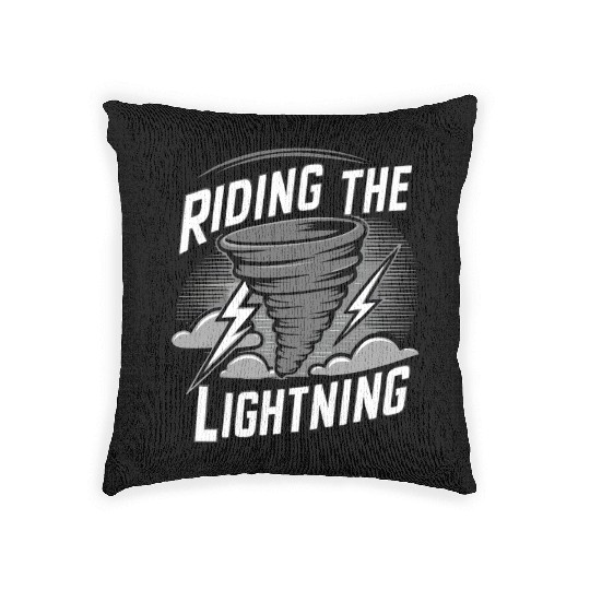 Tornado Chasing Adventures: Embrace Nature's Fury Woven Pillows
