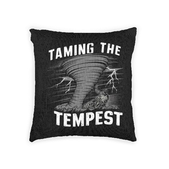 Tornado Chasing Adventures: Embrace Nature's Fury Woven Pillows