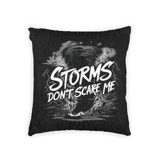 Tornado Chasing Adventures: Embrace Nature's Fury Woven Pillows