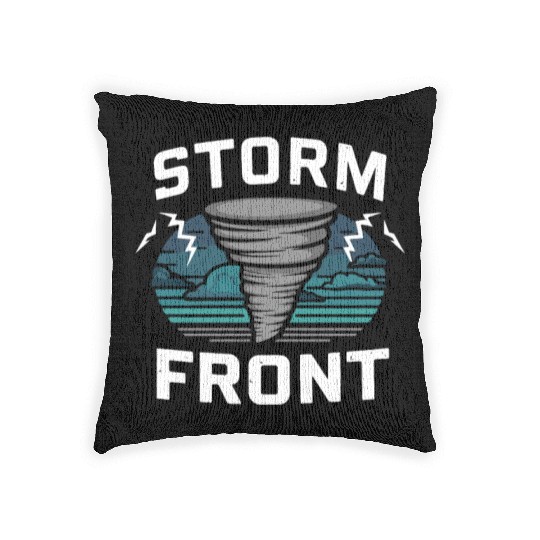Tornado Chasing Adventures: Embrace Nature's Fury Woven Pillows