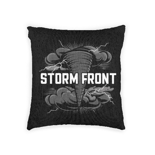 Tornado Chasing Adventures: Embrace Nature's Fury Woven Pillows