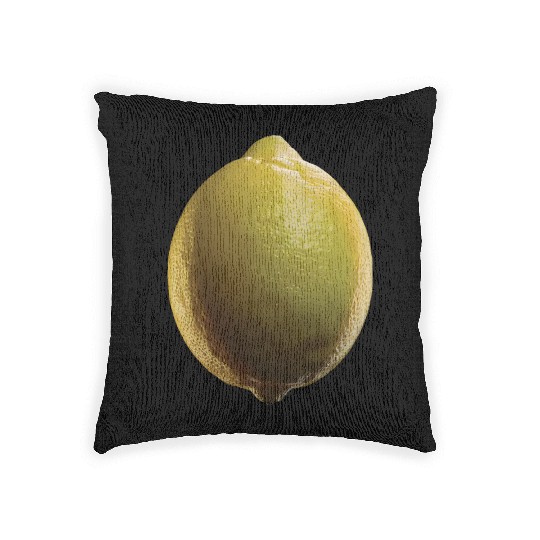 Lemon Realistic Woven Pillows
