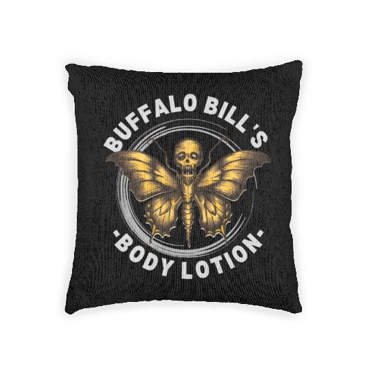 Vintage Distressed Buffalo Bill s Body Lotion Woven Pillows