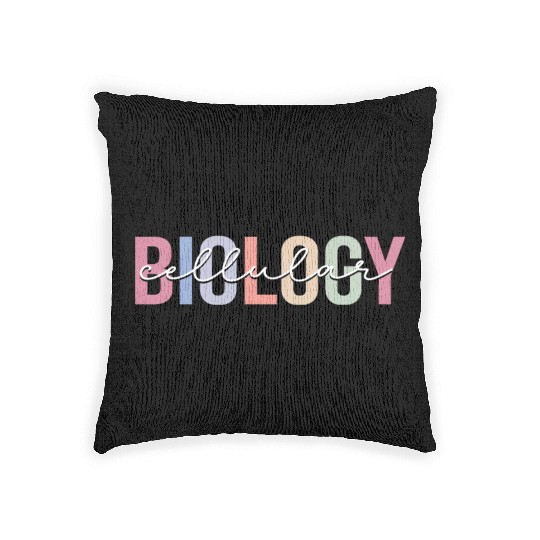 Cellular Biology Cell Biology Biologist Science Woven Pillows