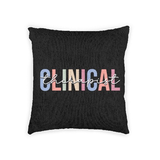 Clinical Therapist Therapy Psychologist Psychology Woven Pillows