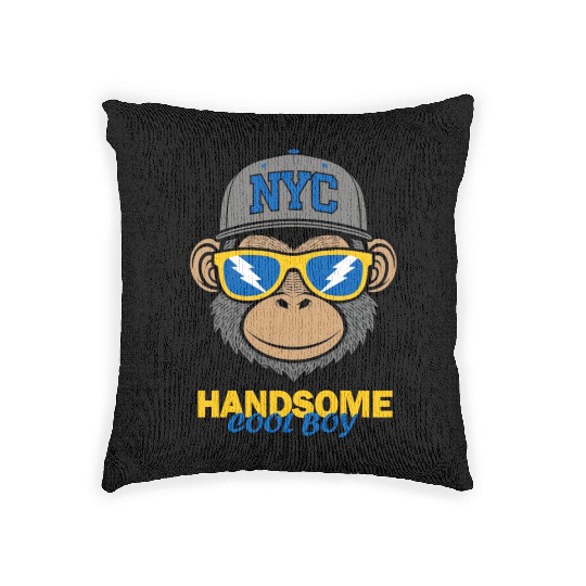 Stylish Dude: Groovy Gorilla NYC Woven Pillows