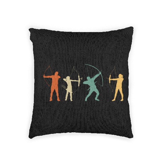 Retro Archery Woven Pillows