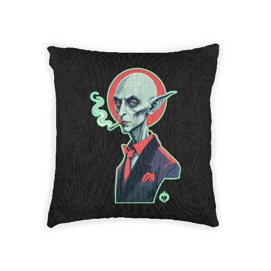 NOSFERATU WEED Woven Pillows