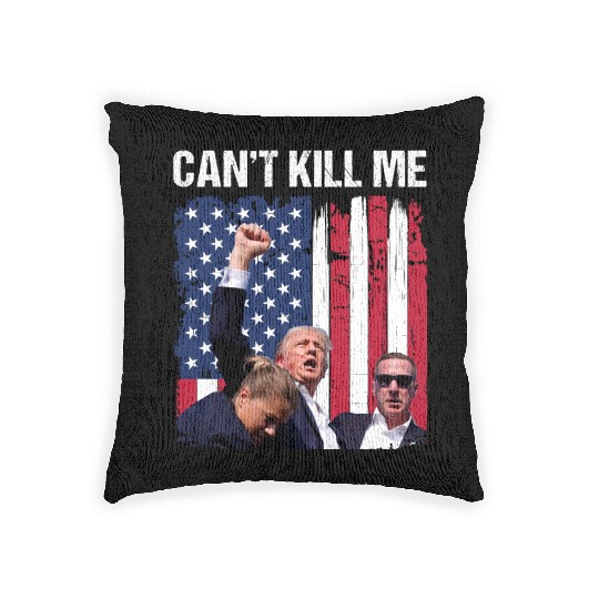 President Trump Assassination Attempt Trump 2024 Woven Pillows