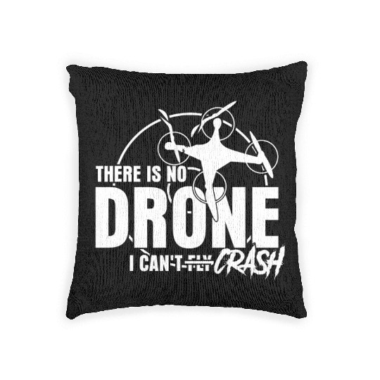 Drone Crash Quadrocopter FPV Drones Woven Pillows
