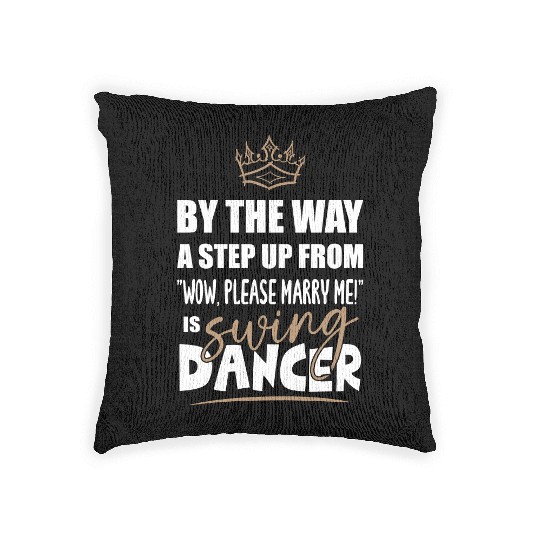 Swing Dancer Dance Teacher is the most attractive Woven Pillows