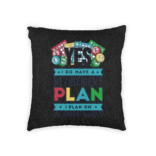 I Have A Retirement Plan Professional Caller Woven Pillows