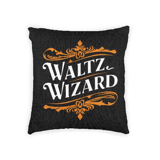 Waltz Wizard Ballroom Dancing Woven Pillows