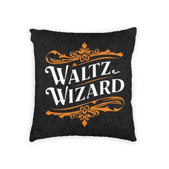 Waltz Wizard Ballroom Dancing Woven Pillows