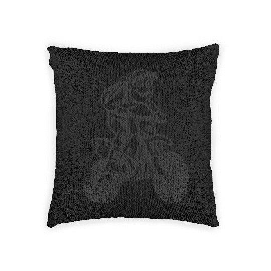 Wheelie Silly: Dirt Bike Comics & Rider Fails 020 Woven Pillows