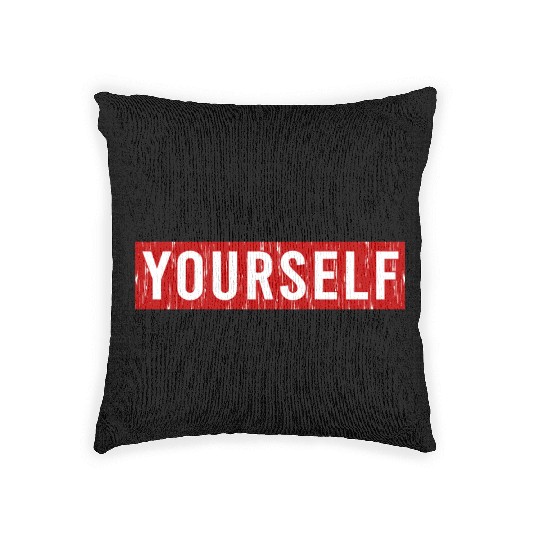Trust Yourself And Keep Going Motivated Woven Pillows