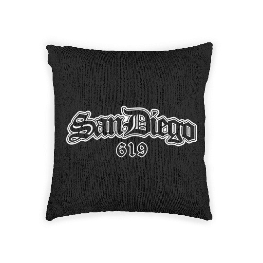 San Diego California Souvenir Chicano Woven Pillows