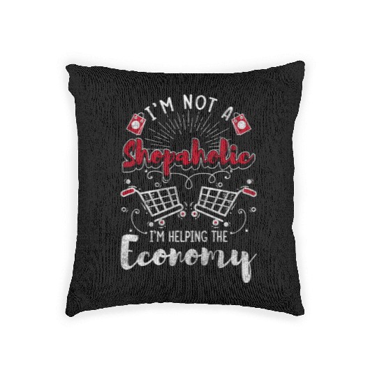 Shopping Queen Purchase Girlfriend Woven Pillows