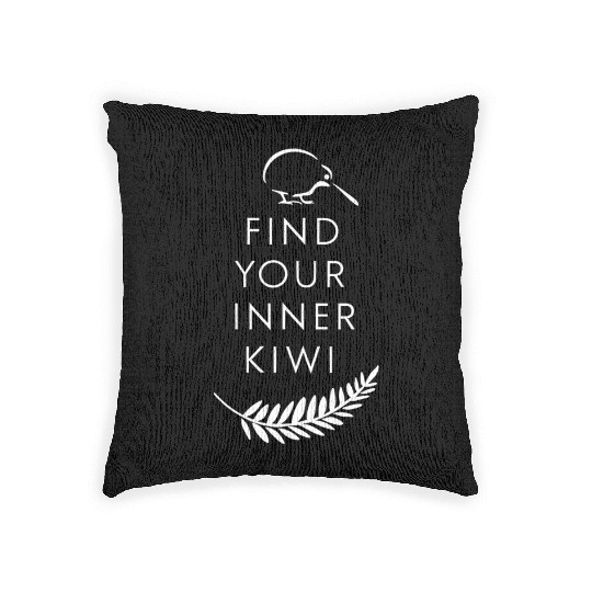 Find Your Inner Kiwi New Zealand Souvenir Woven Pillows