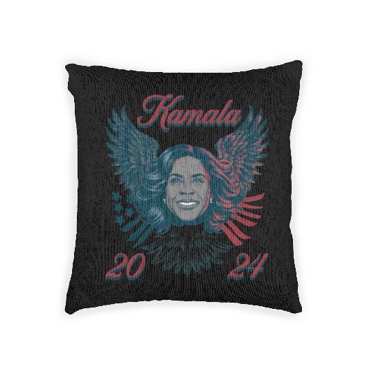 Kamala 2024 American Eagle Woven Pillows