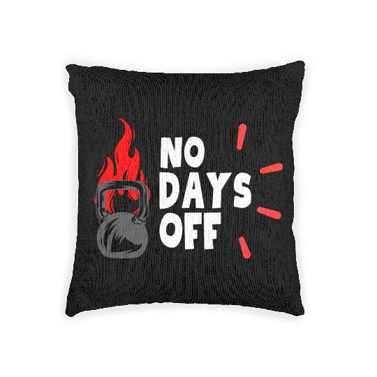 No Days OFF Woven Pillows