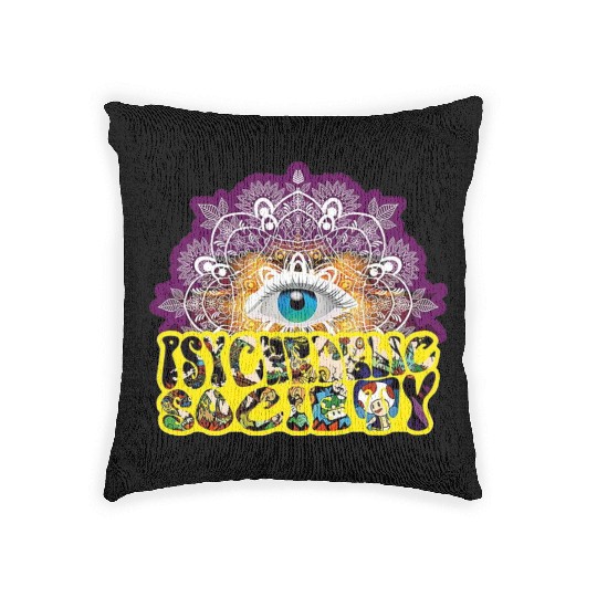 Psychedelic Society Woven Pillows