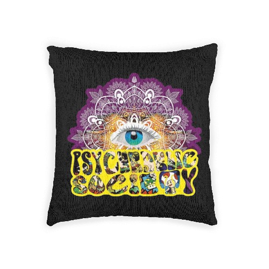 Psychedelic Society Woven Pillows