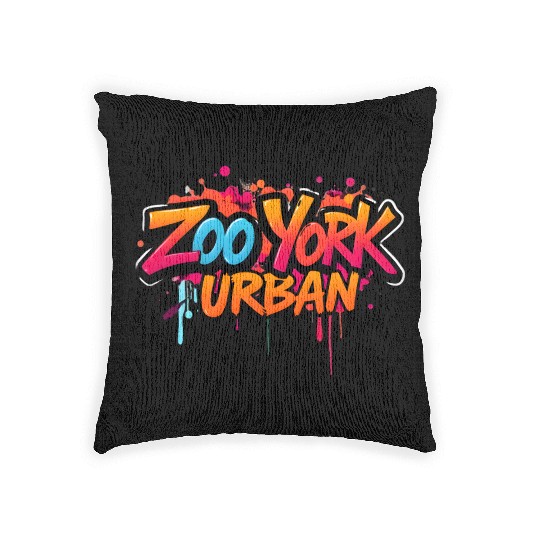 Zoo York Urban Graffiti Street Art Woven Pillows