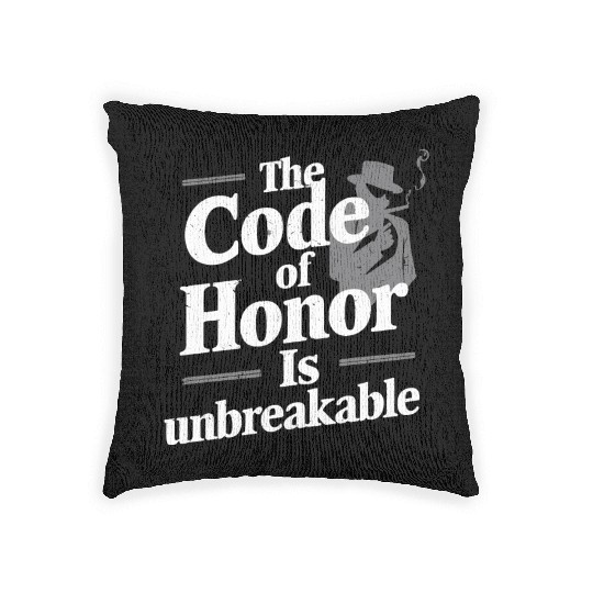 Mobster Gangster Mafia Organized Crime Boss Woven Pillows