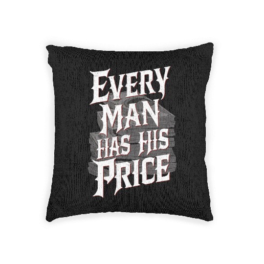 Mobster Gangster Mafia Organized Crime Boss Woven Pillows