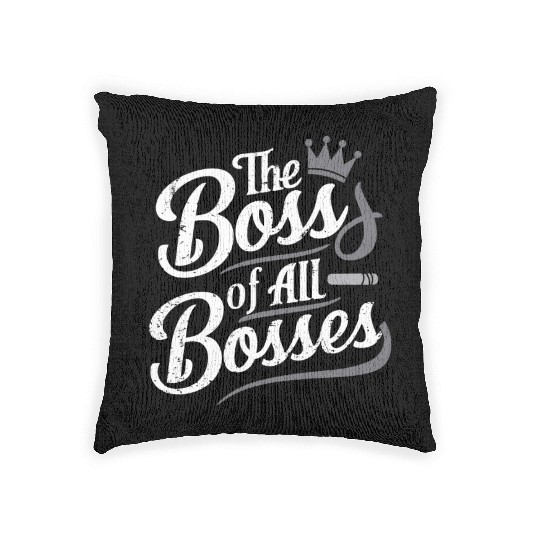 Mobster Gangster Mafia Organized Crime Boss Woven Pillows