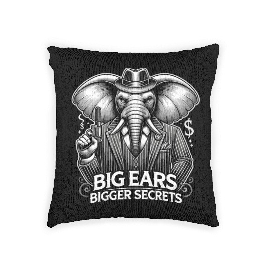Mobster Gangster Mafia Organized Crime Boss Woven Pillows