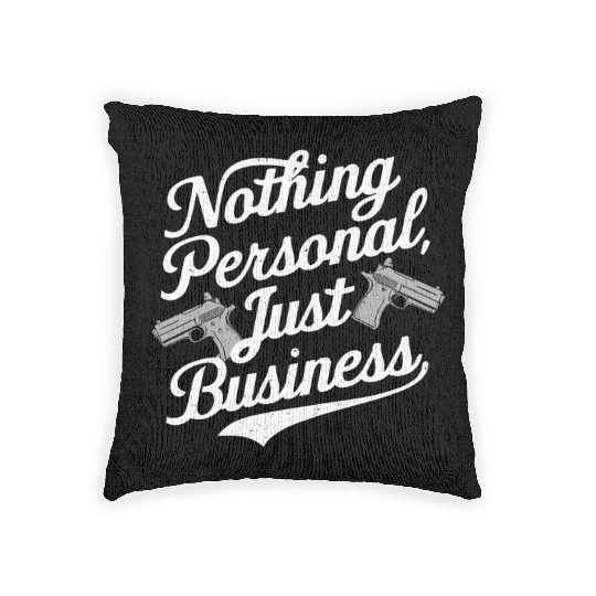 Mobster Gangster Mafia Organized Crime Boss Woven Pillows