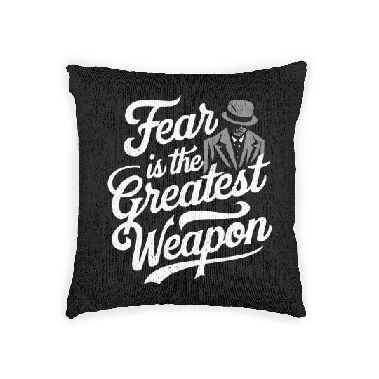 Mobster Gangster Mafia Organized Crime Boss Woven Pillows