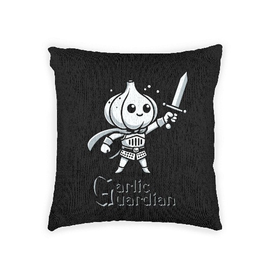 Garlic Guardian Woven Pillows
