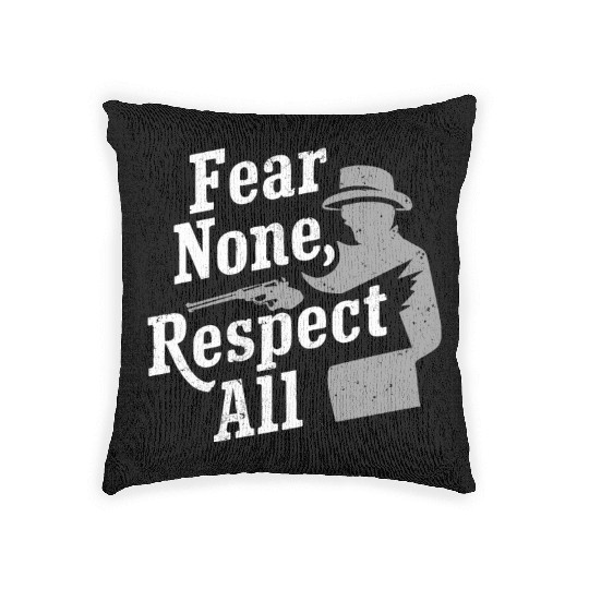 Mobster Gangster Mafia Organized Crime Boss Woven Pillows