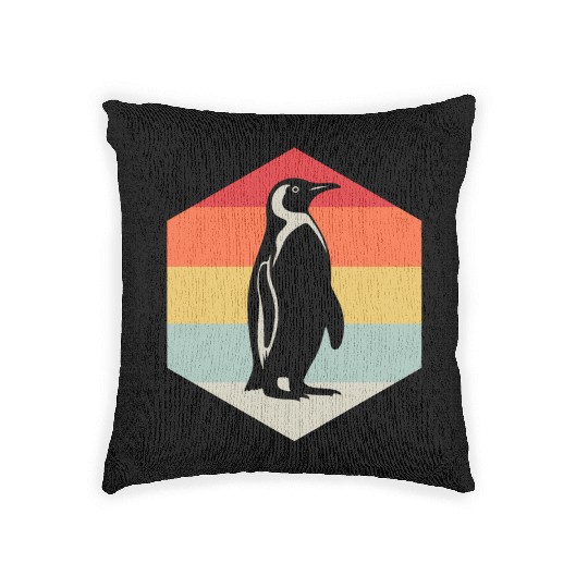 Penguin Animal Zookeeper Woven Pillows