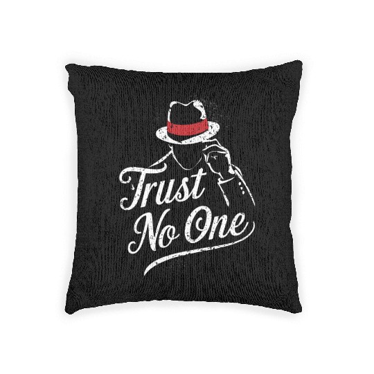 Mobster Gangster Mafia Organized Crime Boss Woven Pillows