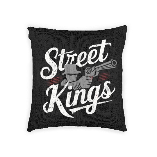 Mobster Gangster Mafia Organized Crime Boss Woven Pillows