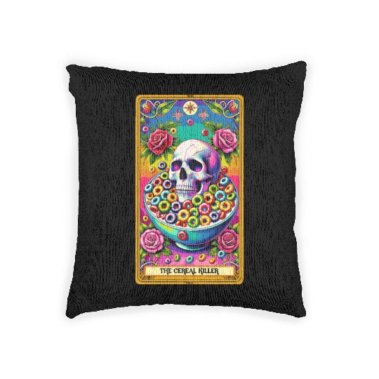 The Cereal Killer Tarot Woven Pillows