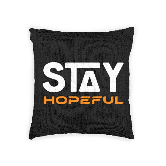 STAY HOPEFUL Woven Pillows Woven Pillows