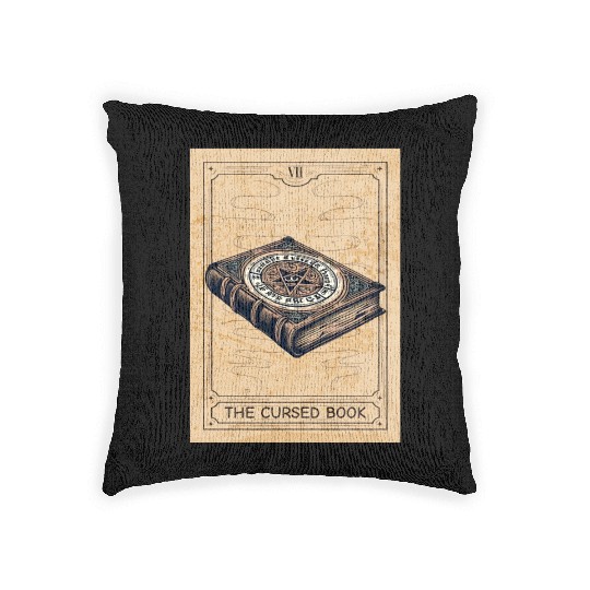 Magic - Black Magic - Magic Book Black Magic Book Woven Pillows