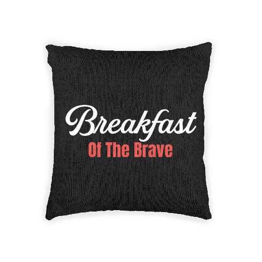 Breakfast Of The Brave Bacon and Cheese Meaty Woven Pillows
